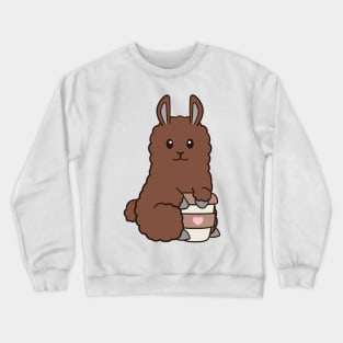 Llama Coffee Crewneck Sweatshirt